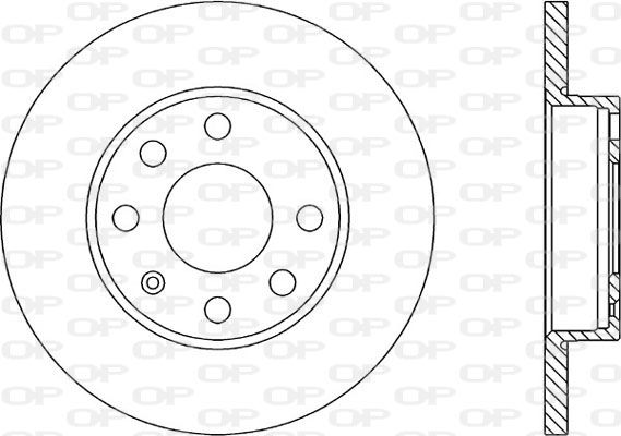 OPEN PARTS Bremžu diski BDA1403.10